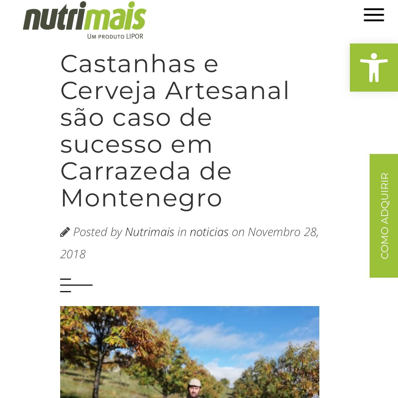 Castanhas e Cerveja Artesanal são caso de sucesso